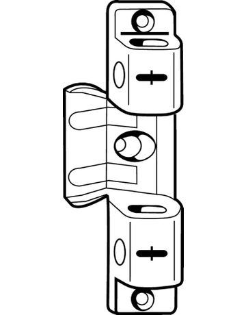 Bild Drehkipp-Axerlager, NT, E5, 12/18-9, DIN Links-Rechts, verzinkt-2