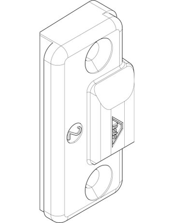 Bild Drehkipp-Mittelschließer, NT, Nr. 207, DIN Links-Rechts, Zinkdruckguss, Signal Gr. - Roto-1