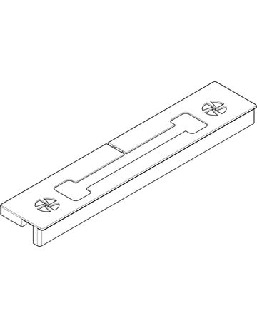 Bild DK-Unterl.pl., MVS, E-Tec, Nr. 203, DIN Links-Rechts, lichtgrau, zum Aufschrauben - Roto-2