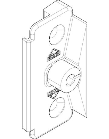 Bild Drehkipp-Niveauschaltsp., Nr. 204, NT, Veka Sofline AD9/Softline MD9, Rahmenteil - Roto-2