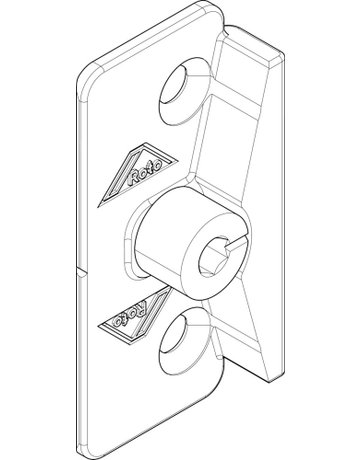 Bild Drehkipp-Niveauschaltsperre, NT, Eurofalz 24, Rahmenteil - Roto-1