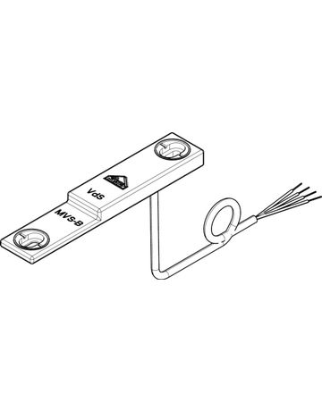 Bild DK-MVS-Kontaktelement, 48V DC, IP 67, VdS B, Kunststoff lichtgrau-1