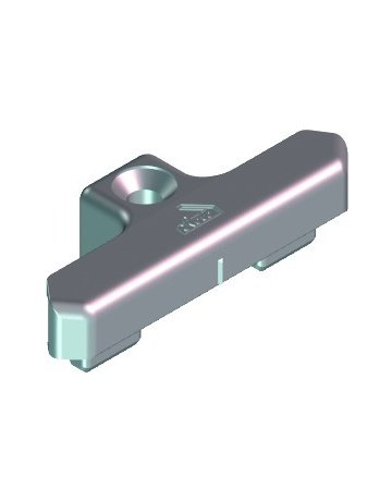 Bild DK-Schließstück, K, NT, Nr. 206, DIN Links-Rechts, Zinkdruckguss, silberfarbig - Roto-0