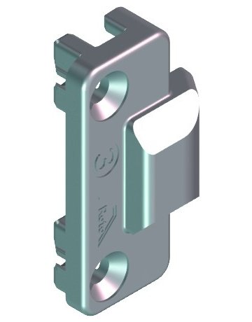 Bild Drehkipp-Mittelschließer, NT, Nr. 216, DIN Links-Rechts, Zinkdruckguss, silber - Roto-0