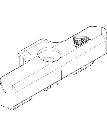 Bild DK-Schließstück, K, NT, Nr. 282, DIN Links-Rechts, Zinkdruckguss, silberfarbig - Roto-1