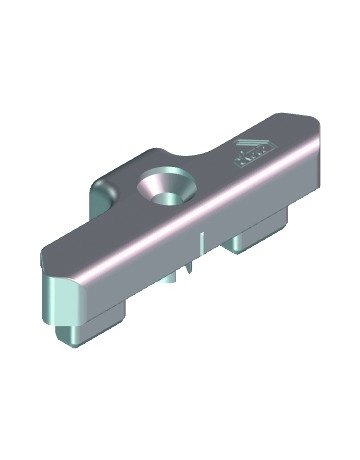 Bild DK-Schließstück, K, NT, Nr. 269, DIN Links-Rechts, Zinkdruckguss, silberfarbig - Roto-0