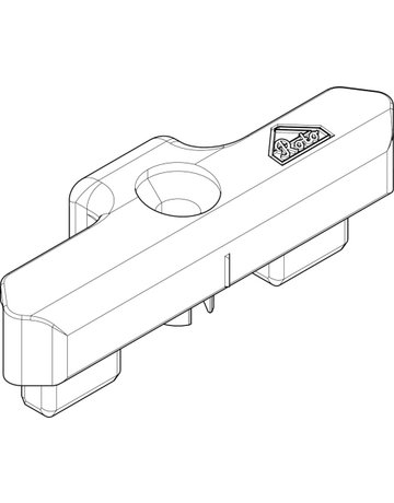 Bild DK-Schließstück, K, NT, Nr. 269, DIN Links-Rechts, Zinkdruckguss, silberfarbig - Roto-1