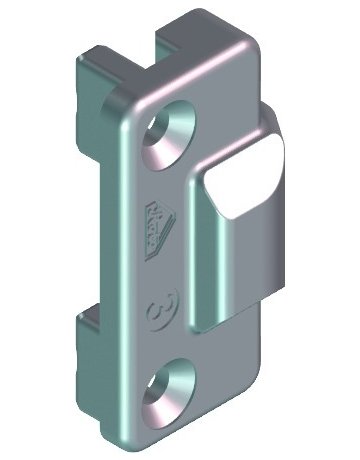 Bild Drehkipp-Mittelschließer, NT, Nr. 269, DIN Links-Rechts, Zinkdruckguss, silber - Roto-0
