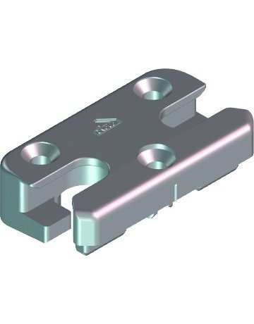 Bild DK-SI-Schließstück, K, NT, Nr. 282, DIN Links-Rechts, Zinkdruckguss, silberfarbig - Roto-0