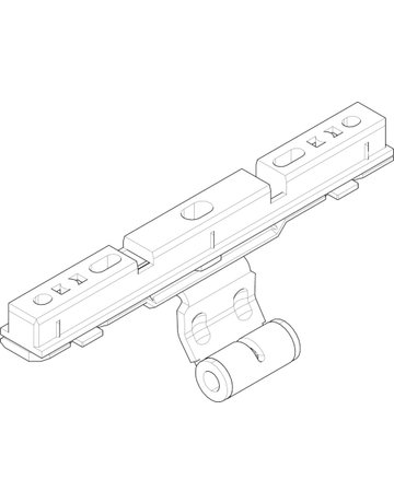 Bild Drehflügel-Falzband, E5, DIN Links-Rechts, NTi, H-12/18-13, Stahl, verzinkt - Roto-1