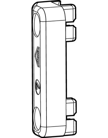 Drehkipp-Mittelschließer, NT Designo, Nr. 202, DIN Links-Rechts, Zinkdruckguss - Roto