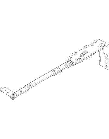 Bild Drehkipp-Axerstulp, L 1.090, NT Designo I+II, mit Schließzapfen, V-Zapf., verzinkt - Roto-1