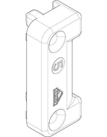 Bild Drehkipp-Mittelschließer, NT, Nr. 281, DIN Links-Rechts, Zinkdruckguss - Roto-1