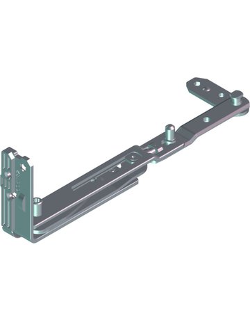 Bild DF-Falzaxerarm, DIN Links, Stahl NT Designo II, schwarz - Roto-0