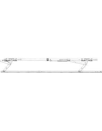 PS-Gleitschere, Patio Alversa, oben FFB1251-1650mm, DIN Rechts - Roto