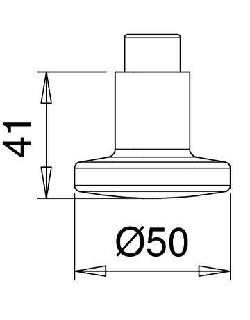 Bild Knopflochteil 7000 8mm,F1 eloxiert-1