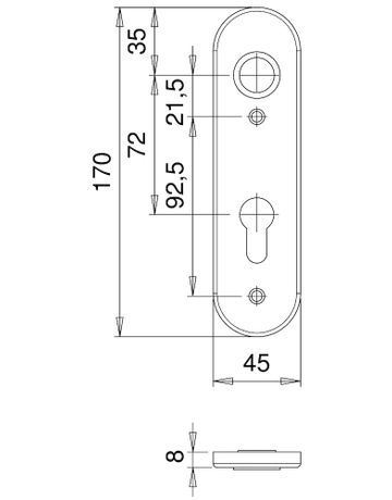 Bild Kurzschildpaar 1235 oval o.No,PZ 72,F1-1