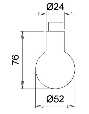 Bild Knopflochteil 5000 8mm,F1 eloxiert-1