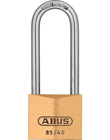 AV - Vorhangschloss 85/40HB63 Lock-Tag, Messing massiv - Abus