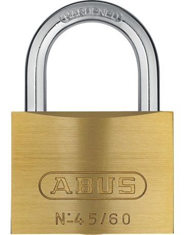 AV - Vorhangschloss 45/60 Lock-Tag, Messing massiv - Abus