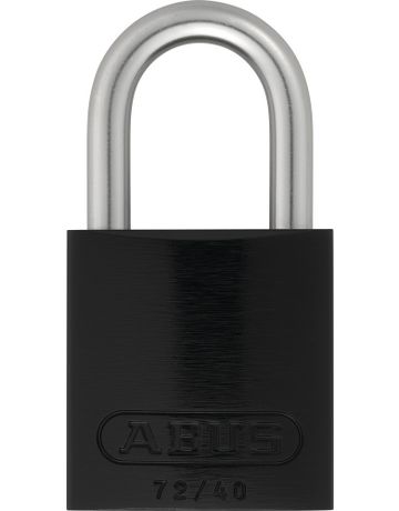 AV - Vorhangschloss, LoveLock 72LL/40, Aluminium schwarz - Abus