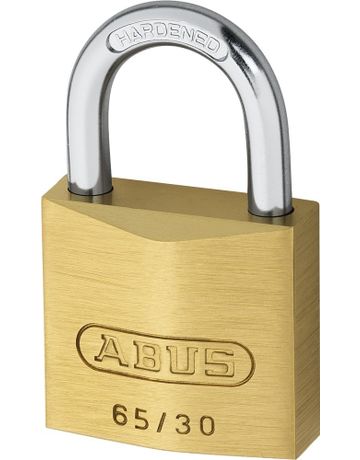 AV - Vorhangschloss 65/30, Messing massiv - Abus