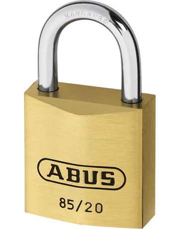 Bild AV - Vorhangschloss 85/20 Lock-Tag, Messing massiv - Abus-1