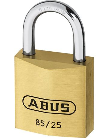 Bild AV - Vorhangschloss 85/25 Lock-Tag, Messing massiv - Abus-1