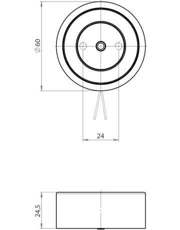 Bild OT-Haftmagnet, elektrisch, 830-5C, Aluminium, 500N, silber eloxiert - effeff-1