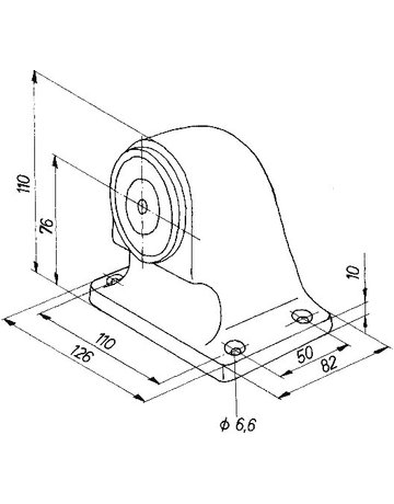 Bild OT-Haftmagnet, elektrisch, 830-5IGB, Aluminium, 500N, weiß beschichtet - effeff-1