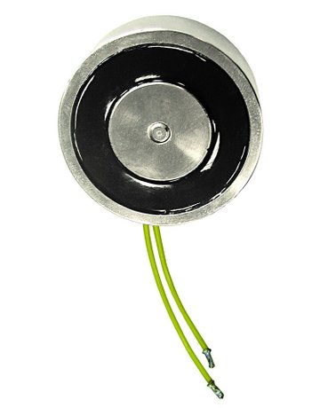 Bild OT-Haftmagnet, elektrisch, 830-5C, Aluminium, 500N, silber eloxiert - effeff-0