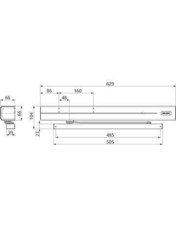 Bild Türschließer DC 700FMSK EN 3-6,Rauchschalter,edelstahl,230V - effeff-2