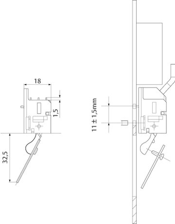 Bild OT-Rieg.schaltk., einstell., 3V-30V VDC 10308, DIN Links-Rechts - effeff-1