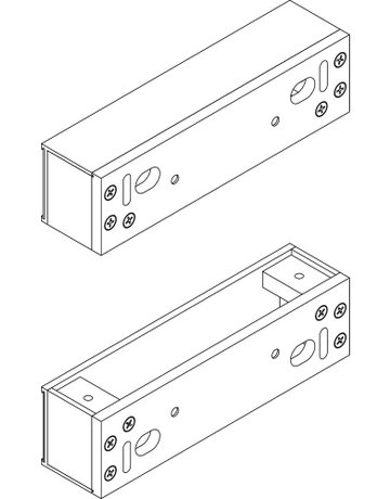 Bild AUFSCHRAUBGEHÄUSE FÜR 1600LBS MINI SHEAR LOCK 30 MM - effeff-0