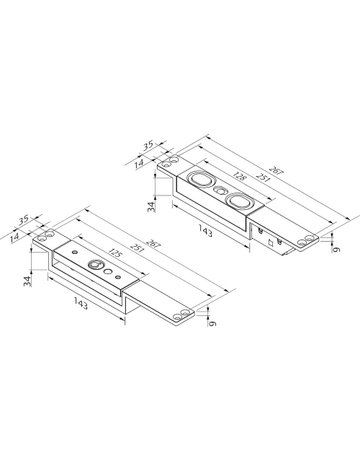 Bild MAXI SHEAR MAGNET 4200LBS SENSOR/ EINBAUMONTAGE/ 12-24V DC/ 35MM - effeff-1