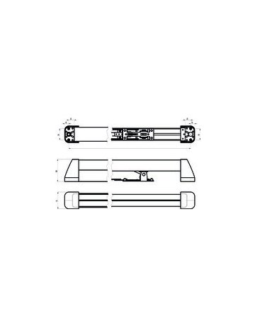 Bild Druckstange OneSystem N2600 GF Rosette RR,PZ, 910-1030mm - effeff-1