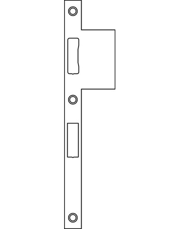 Bild Lappenschließblech OneSystem N6500 24/64x270x3 ktg,edelstahl - effeff-0