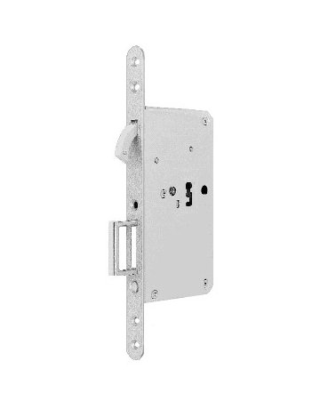Bild Schiebetürschloss 0353 BB,D55,F20x260rd,NiSi - BKS-0