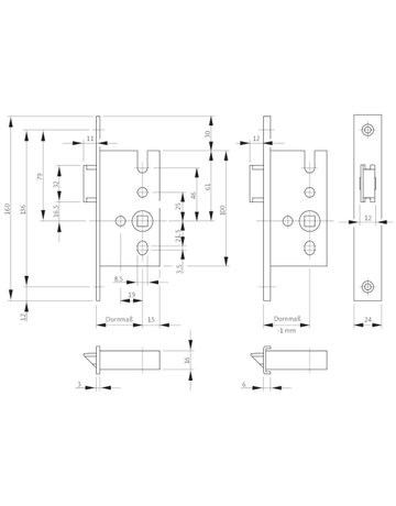 Bild Fallenschloss B 1307 UG/8,D29,U24x6x160ktg,ER - BKS-1