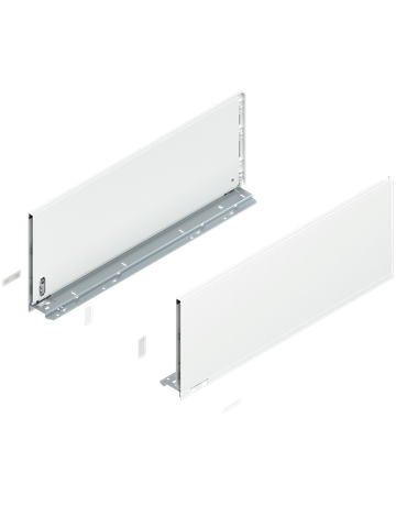 Bild LEGRABOX Zarge, Höhe F (241 mm), NL=600 mm, links/rechts, für LEGRABOX pure, seidenweiss matt - Blum-0