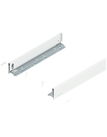 Bild LEGRABOX Zarge, Höhe M (90.5 mm), NL=500 mm, links/rechts, für LEGRABOX pure, seidenweiss matt - Blum-0