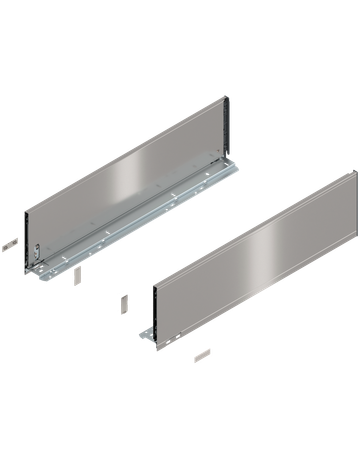 Bild LEGRABOX Zarge, Höhe C (177 mm), NL=650 mm, links/rechts, für LEGRABOX pure, inox-gebür.-lackiert - Blum-0