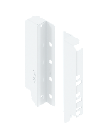 Bild TANDEMBOX Holzrückwandhalter, Höhe C (192 mm), links/rechts, seidenweiss - Blum-0