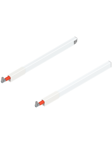 Bild TANDEMBOX Längsreling (oben), für Frontauszug, NL=400 mm, links/rechts, für TANDEMBOX antaro, seidenweiss - Blum-0