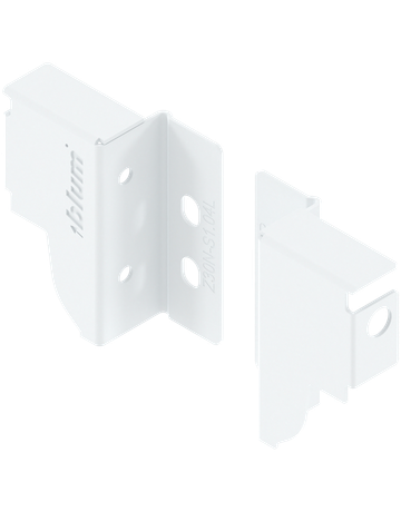 Bild TANDEMBOX Holzrückwandhalter, Höhe N (81,5 mm), links/rechts, seidenweiss - Blum-0
