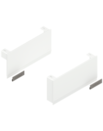 Bild AVENTOS HK top Hochklappe, Abdeckkappe groß, glatt, links/rechts, seidenweiss/inox-g. - Blum-0