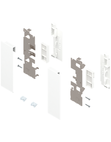 Bild LEGRABOX Fronthalter, Höhe C, für Innenauszug mit Einschubelement, links/rechts, für LEGRABOX free, seidenweiss matt - Blum-0