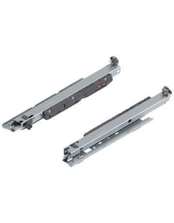 Bild MOVENTO mit BLUMOTION S, Vollauszug, Führung, 40 kg, NL=400 mm, für Kupplung, Bodenmontage, links/rechts, verzinkt-0
