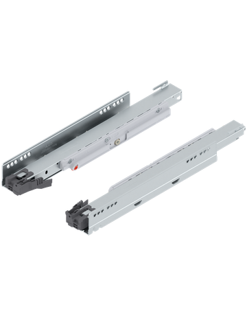 Bild LEGRABOX Korpusschiene mit TIP-ON, Vollauszug, 40 kg, NL=400 mm, links/rechts, verzinkt - Blum-0