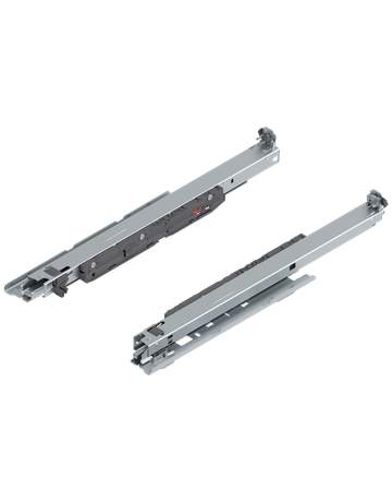 Bild MOVENTO mit BLUMOTION S, Vollauszug, Führung, 40 kg, NL=450 mm, für Kupplung, Bodenmontage, links/rechts, verzinkt-0